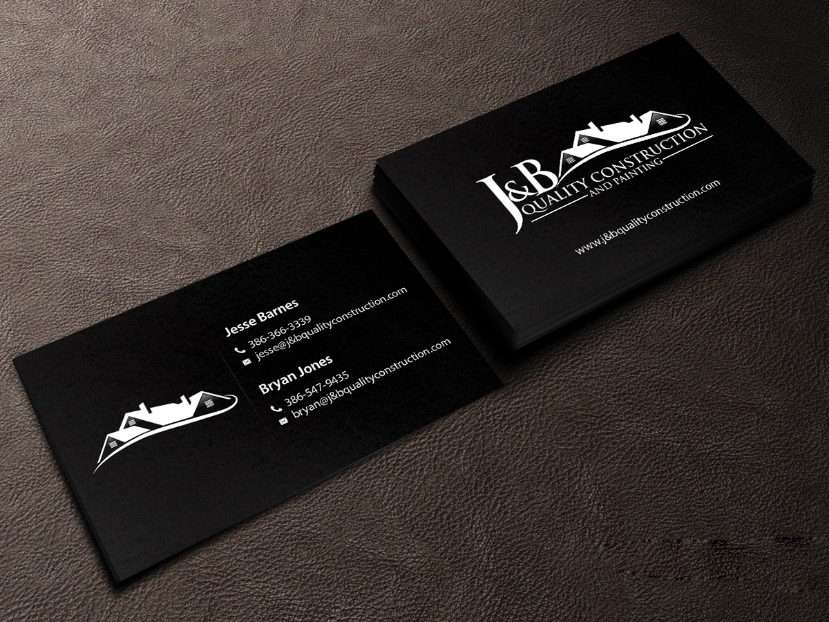 Visitenkarten-Design von Creations Box 2015 für J & B Quality Construction LLC | Design #13314216