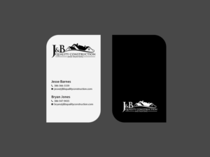 Visitenkarten-Design von Creations Box 2015 für J & B Quality Construction LLC | Design: #13314232