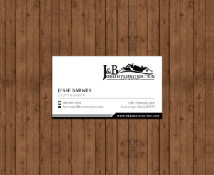 Business Card Design by chandrayaan.creative for J & B Quality Construction LLC | Design #13307685