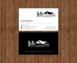 Visitenkarten-Design von chandrayaan.creative für J & B Quality Construction LLC | Design: #13307687