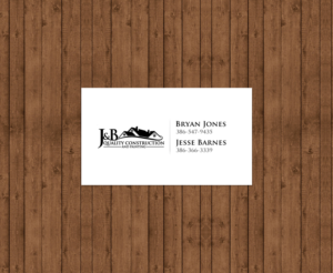 Visitenkarten-Design von chandrayaan.creative für J & B Quality Construction LLC | Design: #13307689