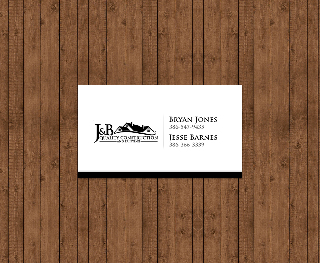 Visitenkarten-Design von chandrayaan.creative für J & B Quality Construction LLC | Design #13307691