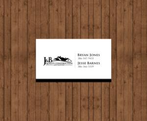Visitenkarten-Design von chandrayaan.creative für J & B Quality Construction LLC | Design: #13307691