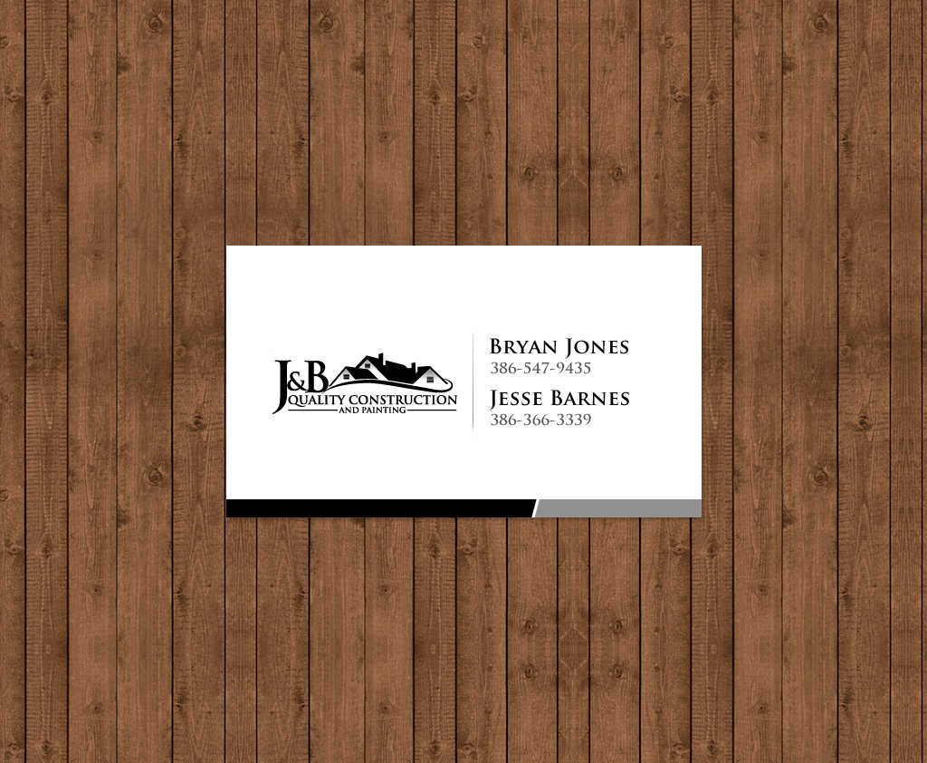 Business Card Design by chandrayaan.creative for J & B Quality Construction LLC | Design #13307700