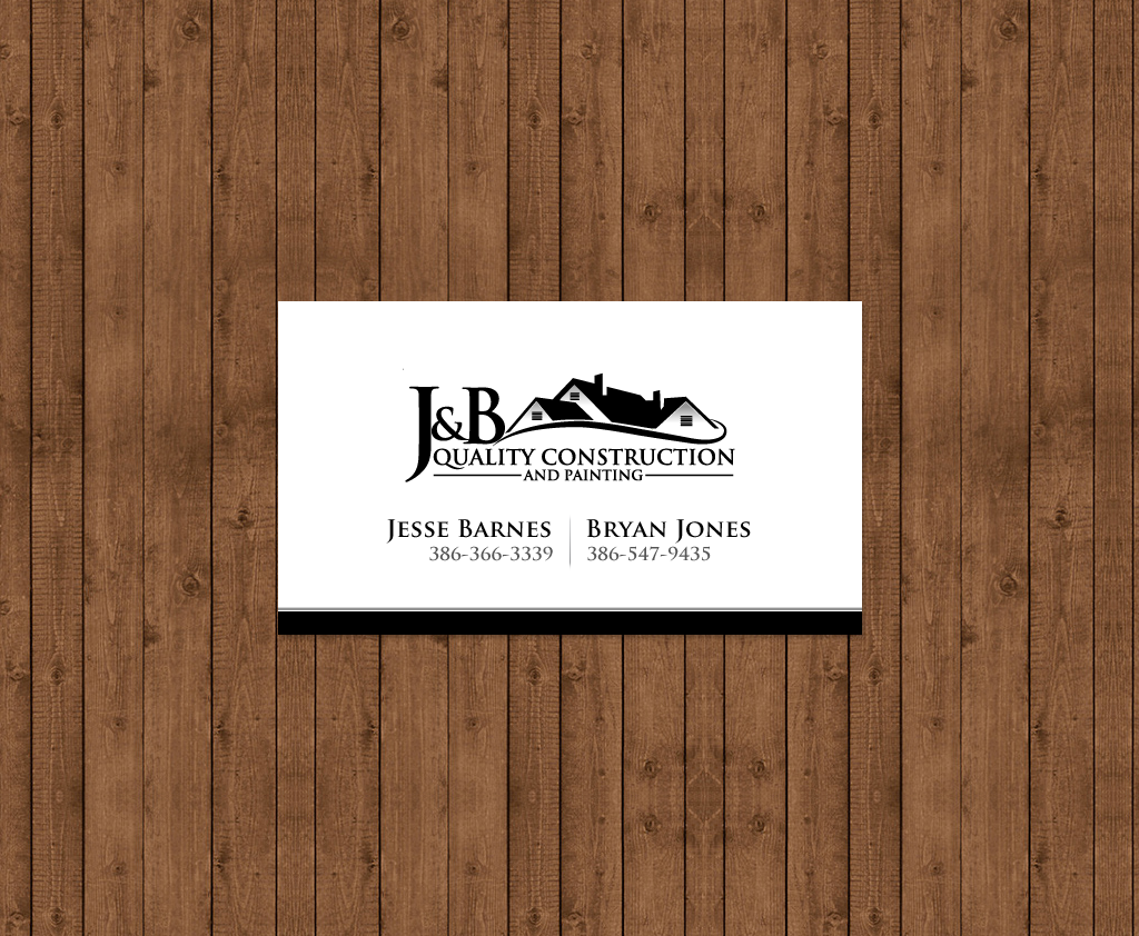 Business Card Design by chandrayaan.creative for J & B Quality Construction LLC | Design #13307701