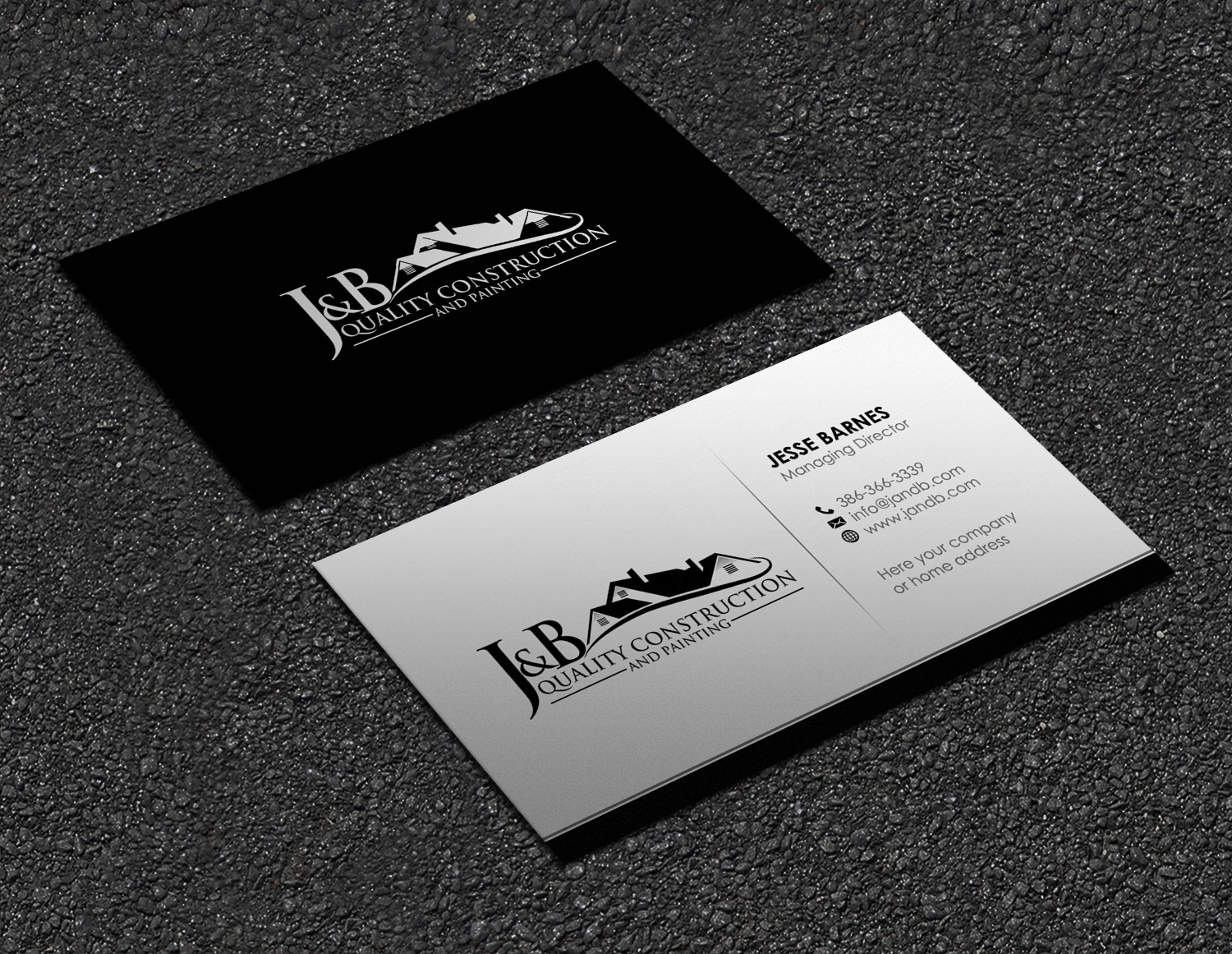 Design de Carte de Visite par Polynur pour J & B Quality Construction LLC | Design #13320049