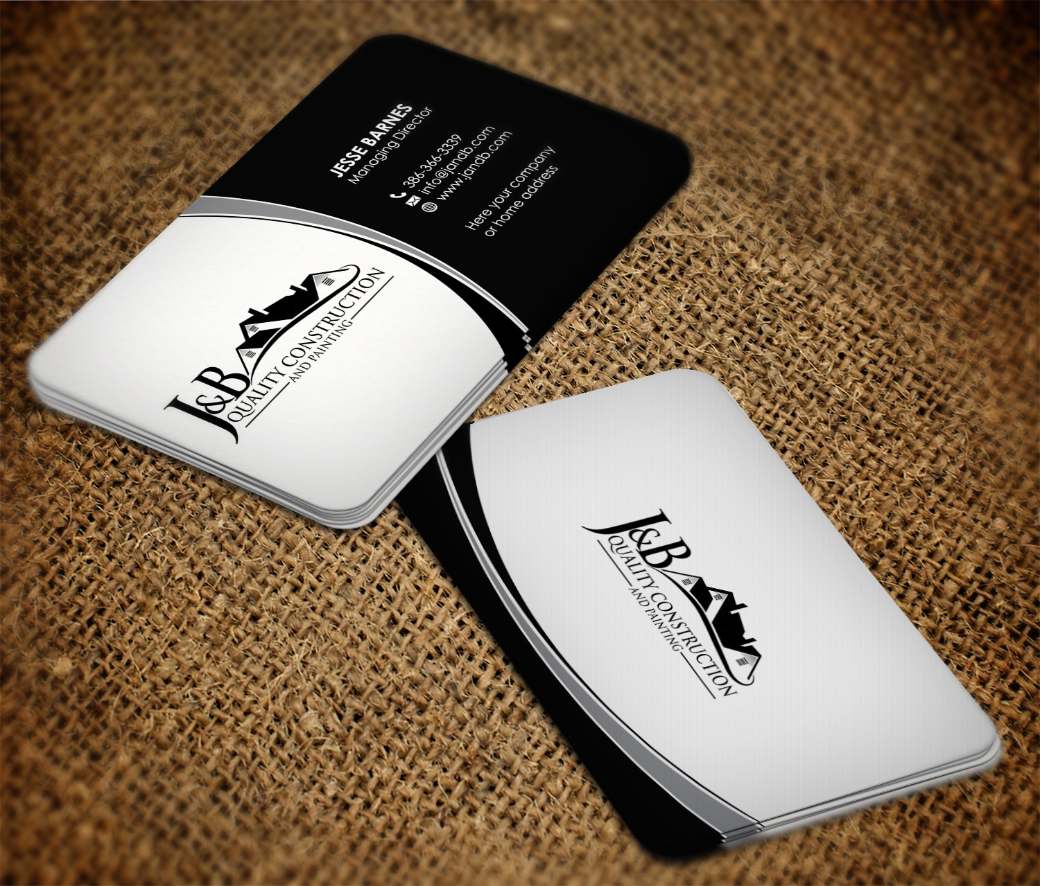 Business Card Design by iffat21 for J & B Quality Construction LLC | Design #13329883