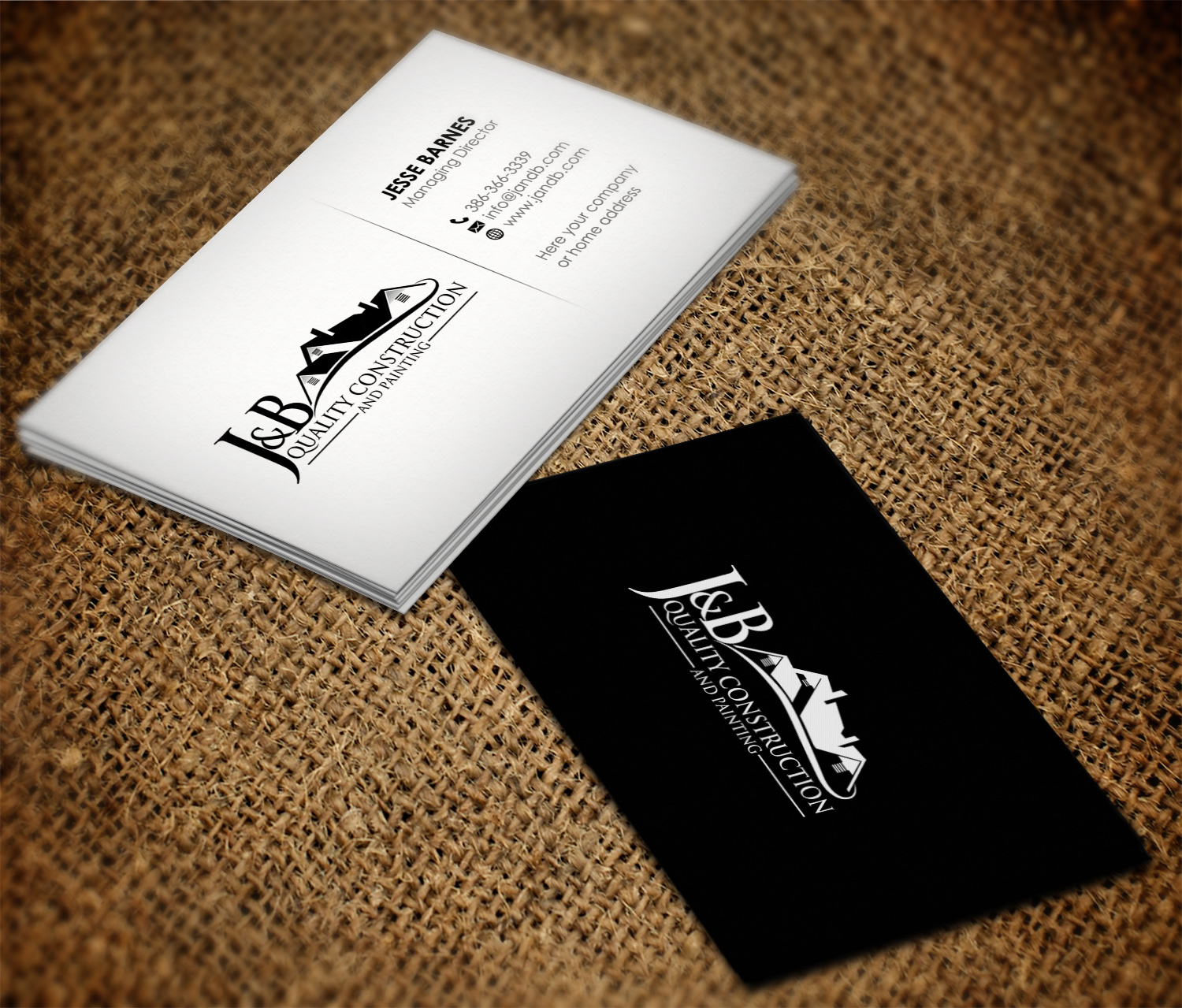 Business Card Design by iffat21 for J & B Quality Construction LLC | Design #13329884