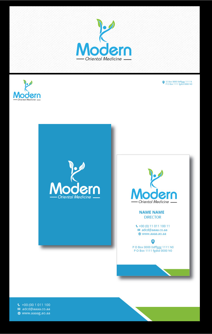 Logo Design by zebronicgraphic for Modern oriental medicine  | Design #13387290