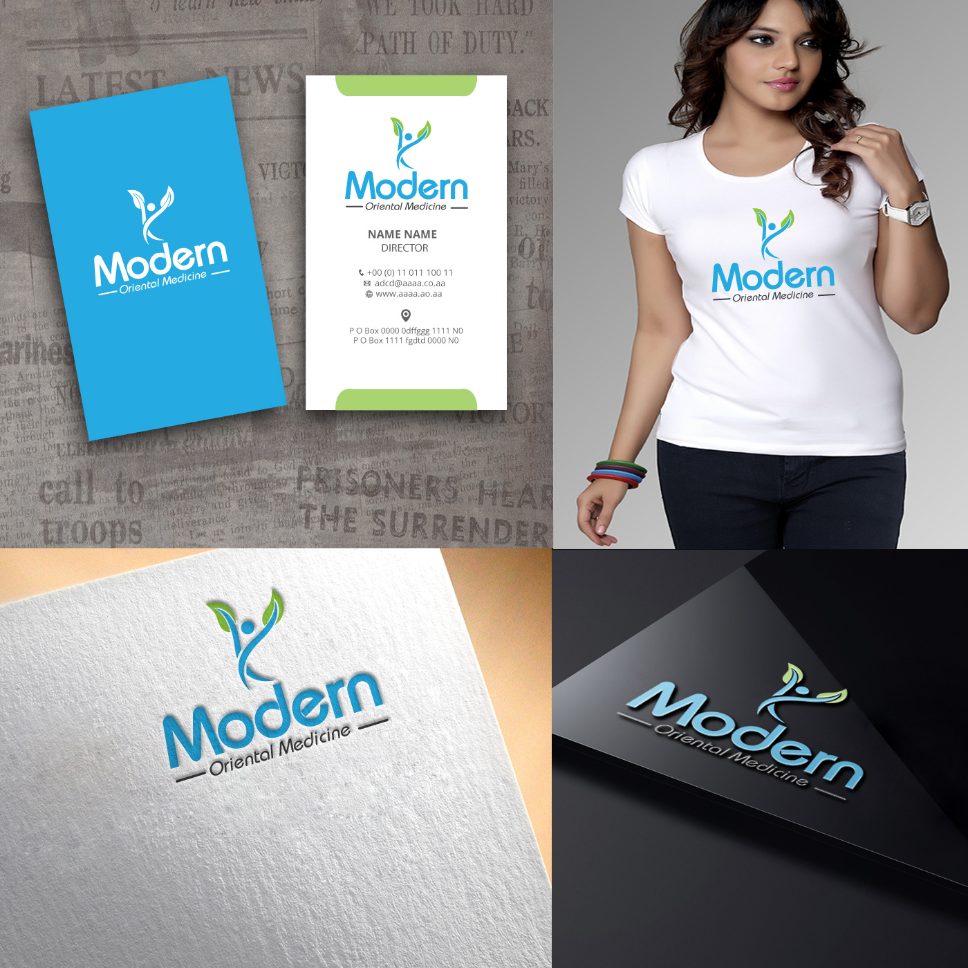 Logo Design by zebronicgraphic for Modern oriental medicine  | Design #13387291
