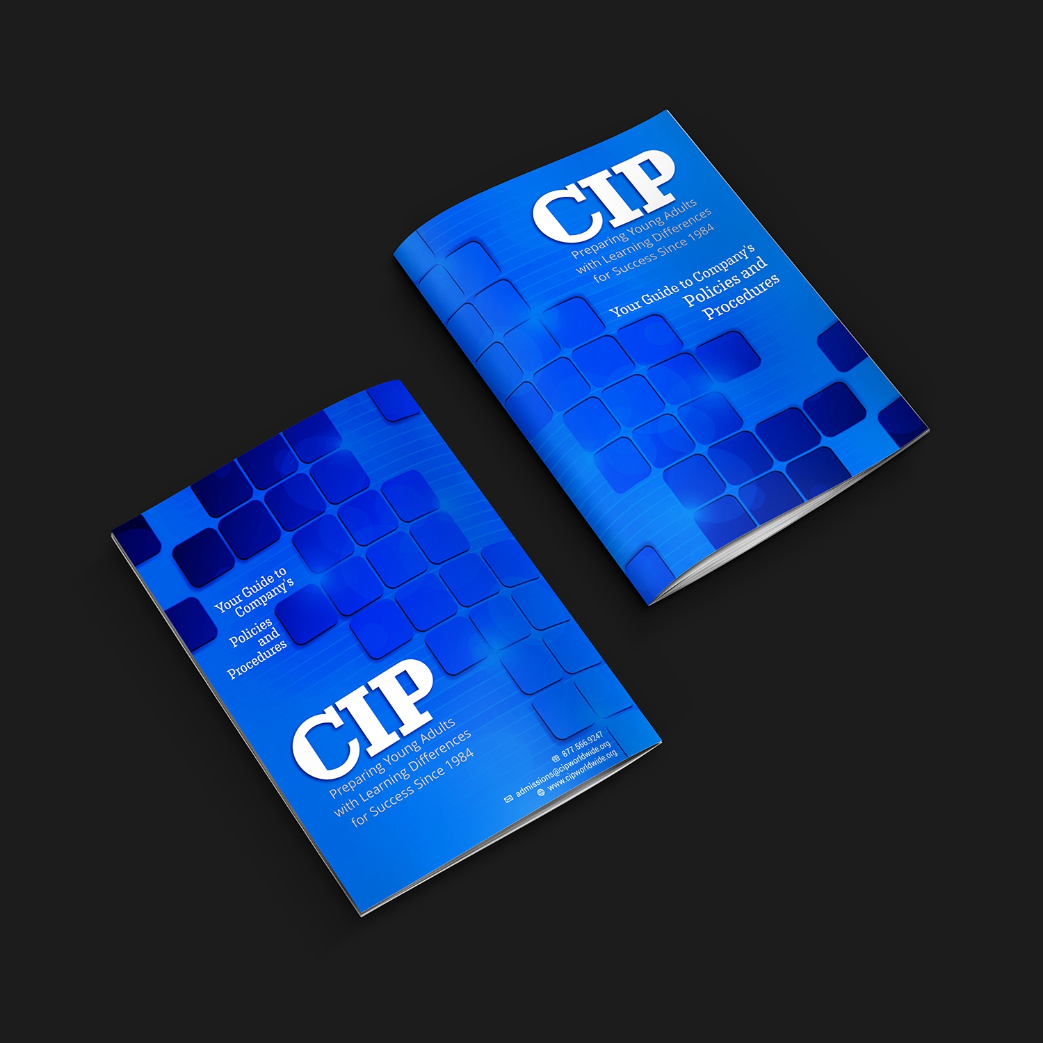 Modern, Bold, Education Book Cover Design for College Internship ...