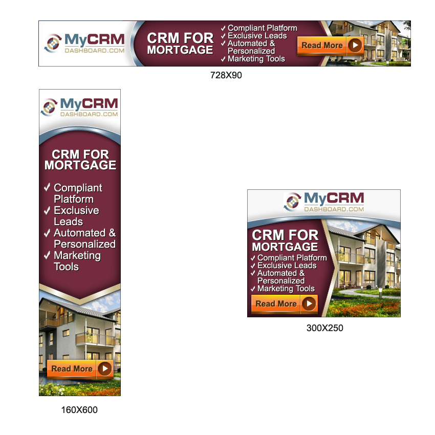 Modern Professional Business Software Banner Ad Design For A