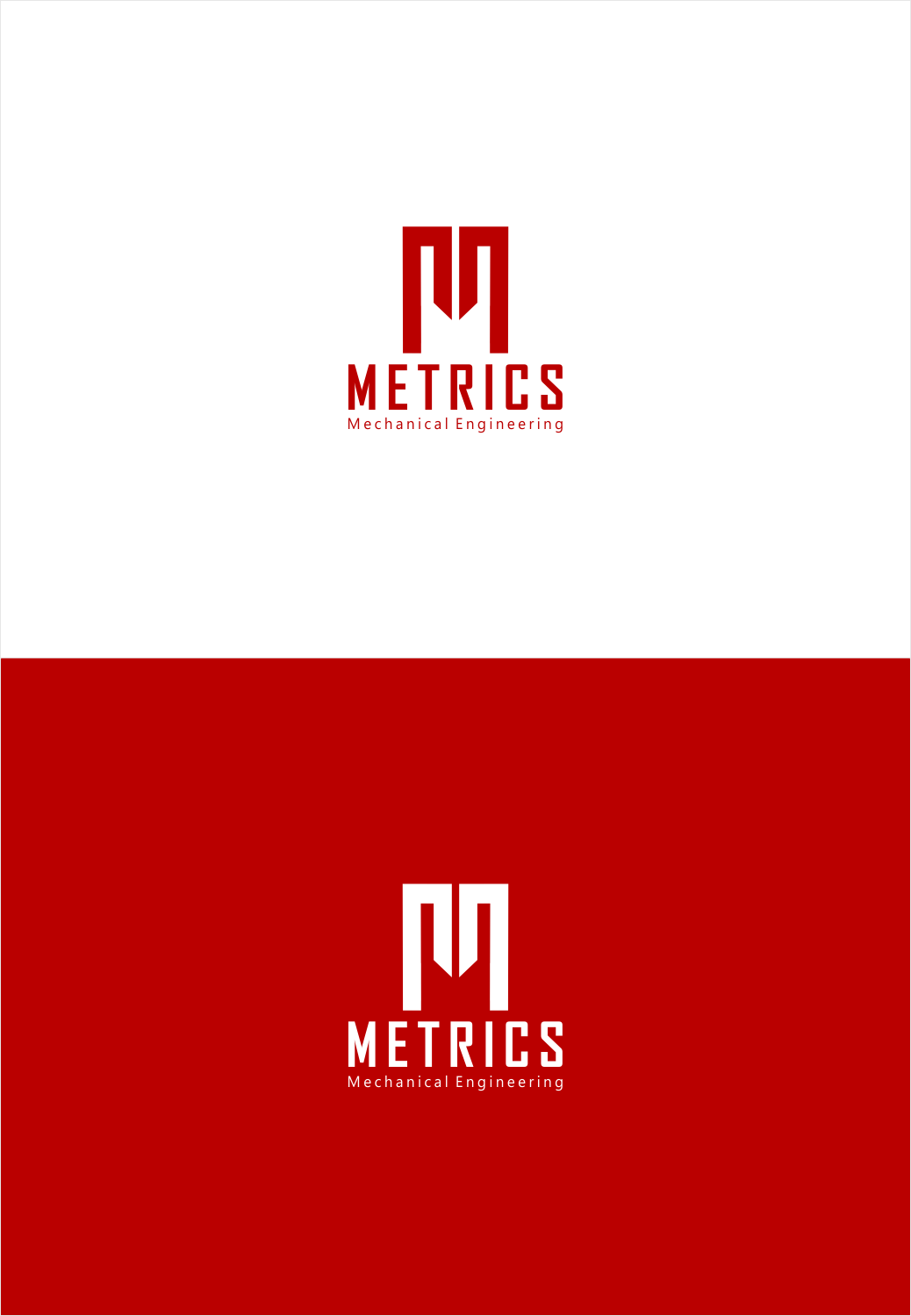 Logo Design by Oxomiya for Metrics Mechanical Engineering | Design #13441158