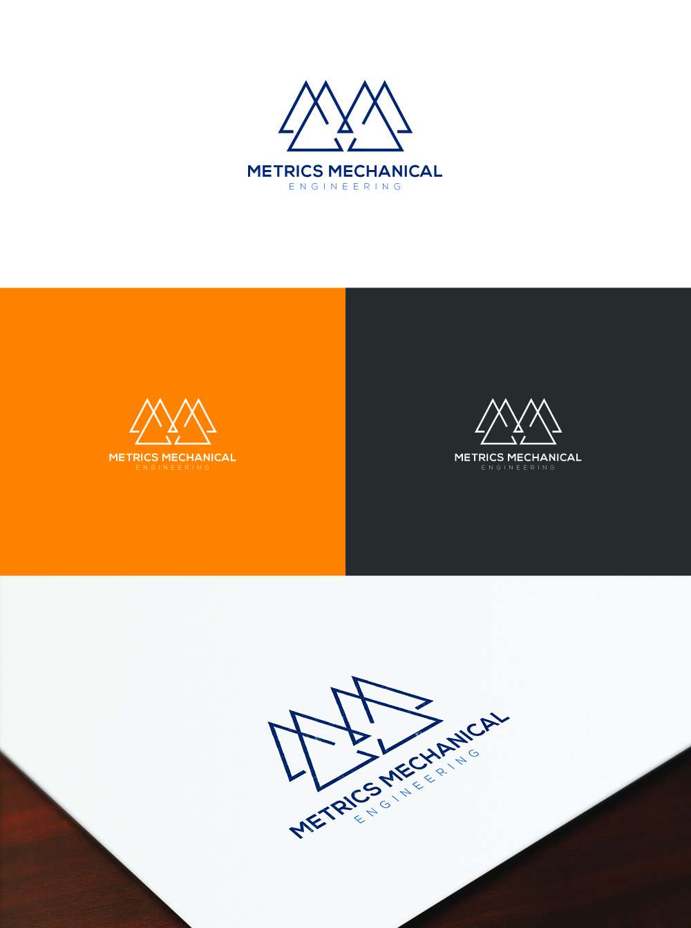 Logo-Design von Luchyan für Metrics Mechanical Engineering | Design #13432548