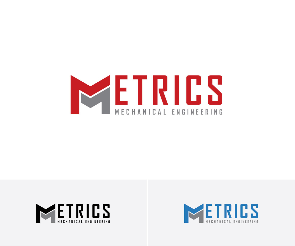 Diseño de Logo por KabhTech Studio para Metrics Mechanical Engineering | Diseño #13306220