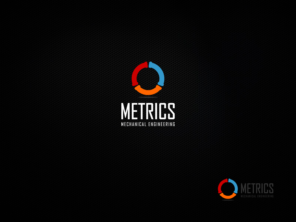 Logo Design by REDcrackers.com for Metrics Mechanical Engineering | Design #13981686