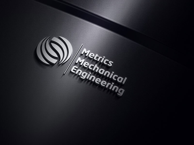 Logo Design by {Backspace} for Metrics Mechanical Engineering | Design #13386755