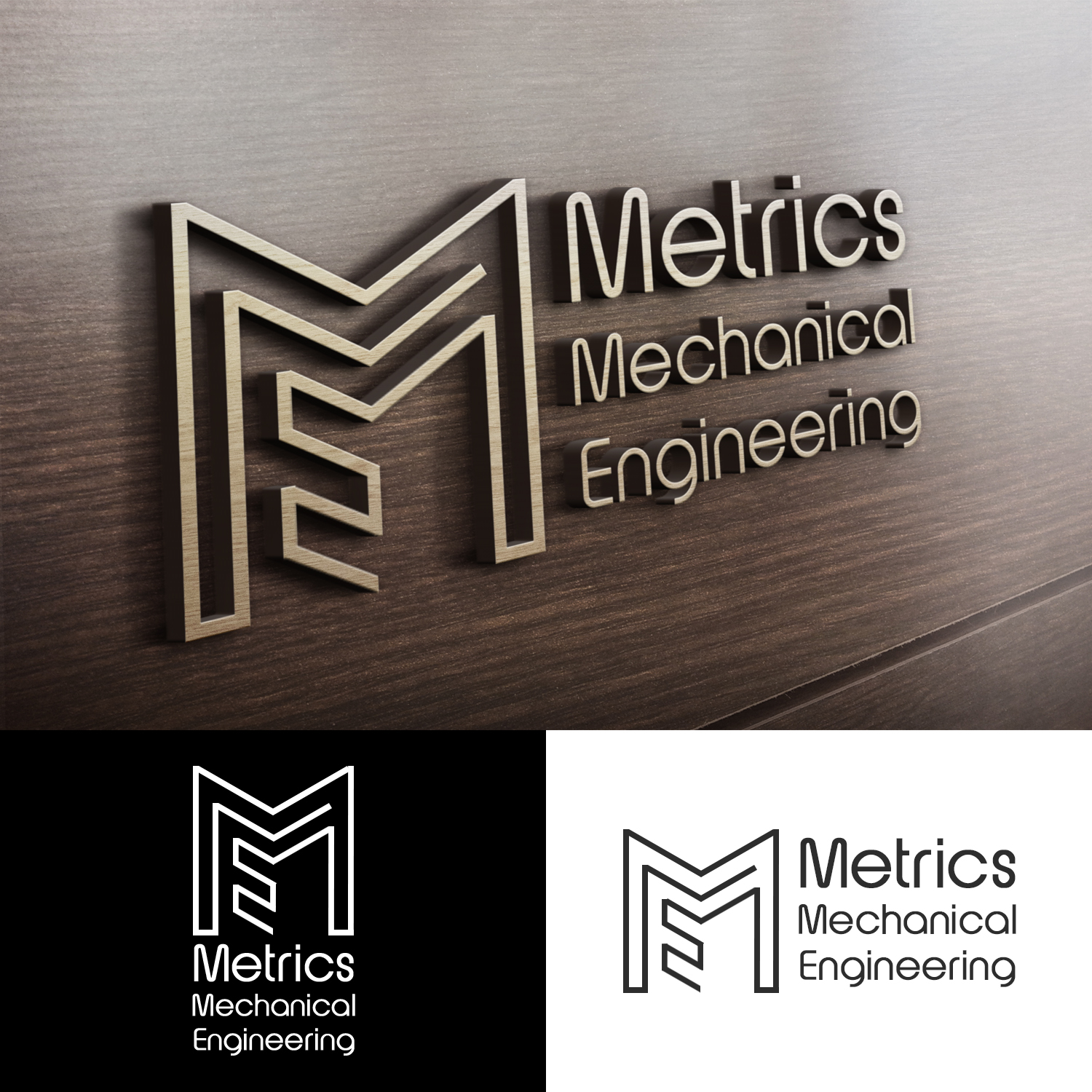 Diseño de Logo por Muhammad Saaed para Metrics Mechanical Engineering | Diseño #13351272
