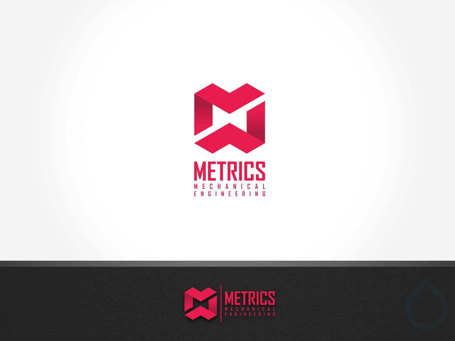 Logo-Design von aquabomb26 für Metrics Mechanical Engineering | Design #13258329