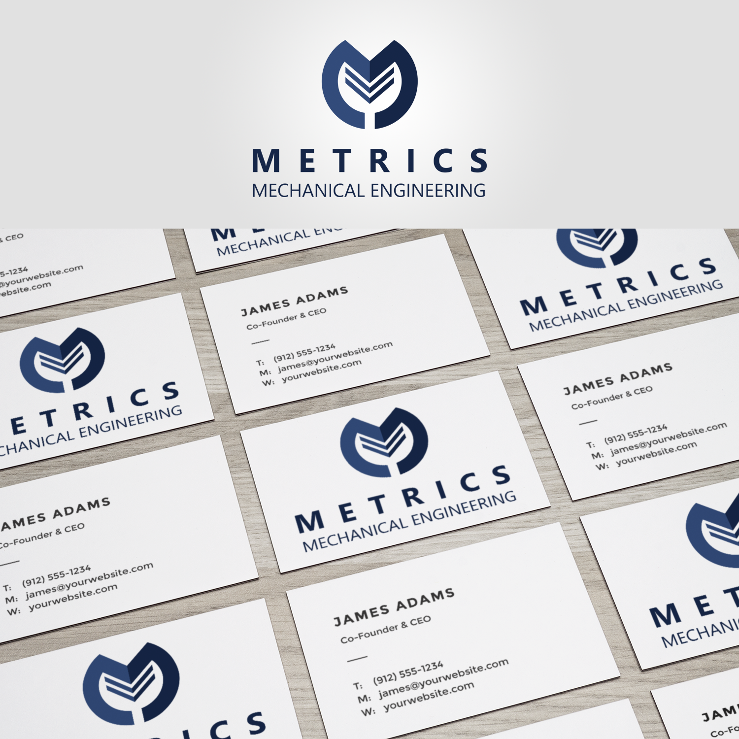 Logo Design by doarnora for Metrics Mechanical Engineering | Design #13258394