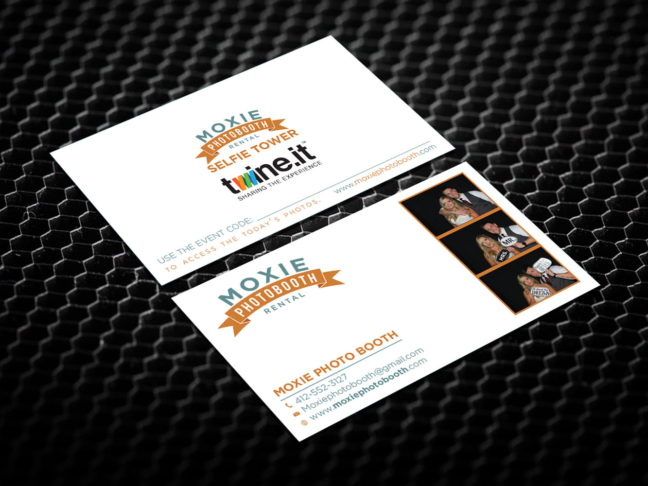 Diseño de Tarjeta de Presentación por Verified artistry para Moxie Photo Booth | Diseño #13251568