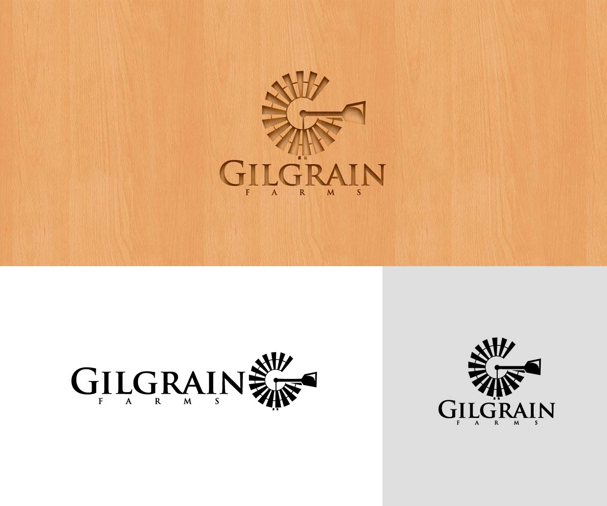 Logo Design by PsyPen for Gilgrain Farms | Design #13259977