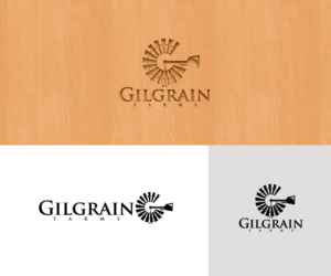 Logo Design by PsyPen for Gilgrain Farms | Design #13259977