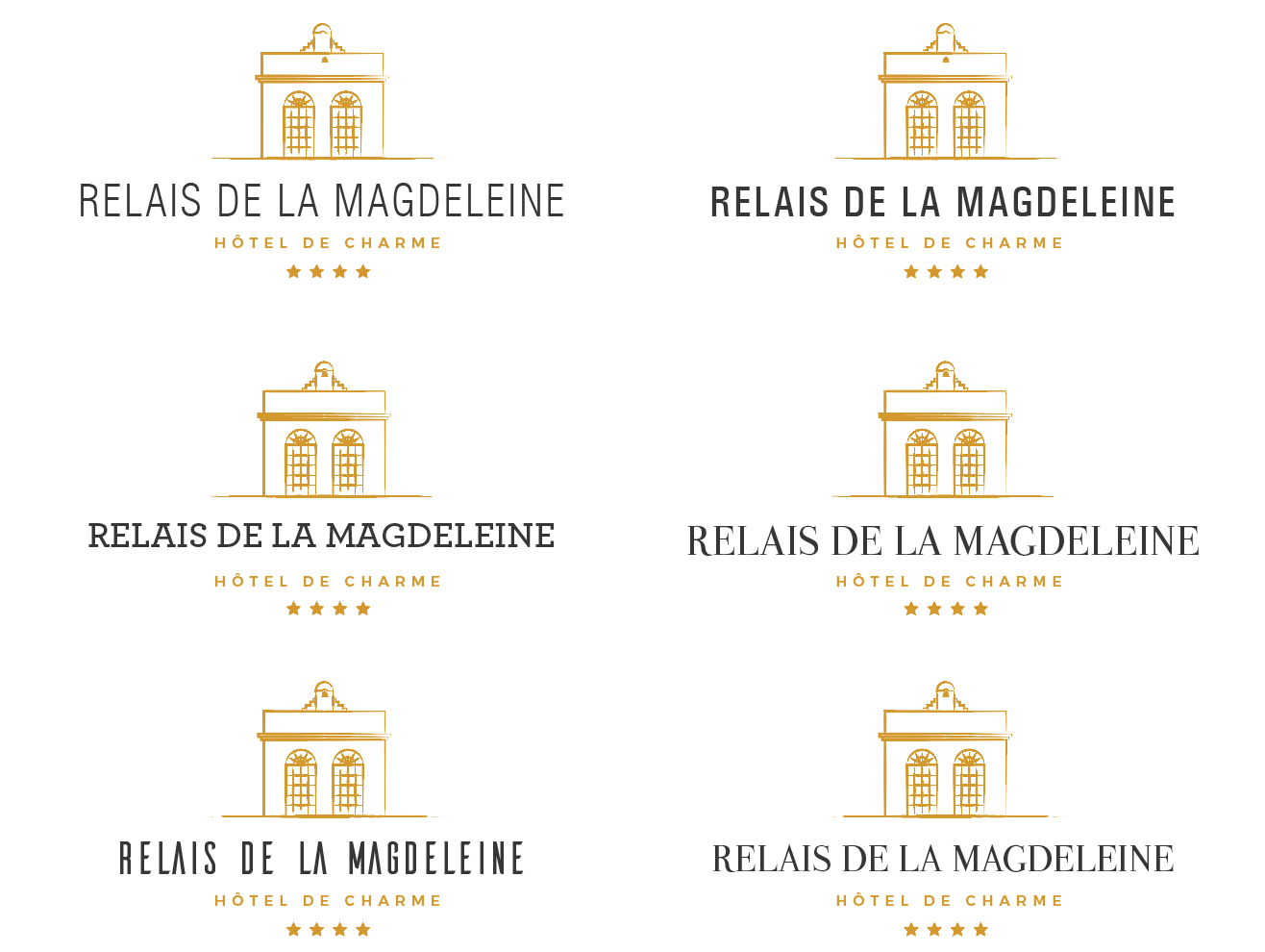 Logo-Design von wonderland für Relais de la Magdeleine | Design #13399142