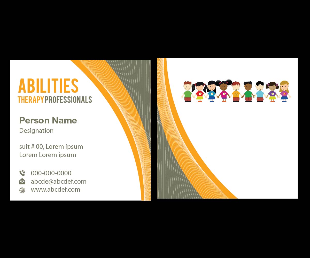 Business Card Design by joliau for Abilities Therapy Professionals | Design #13288068