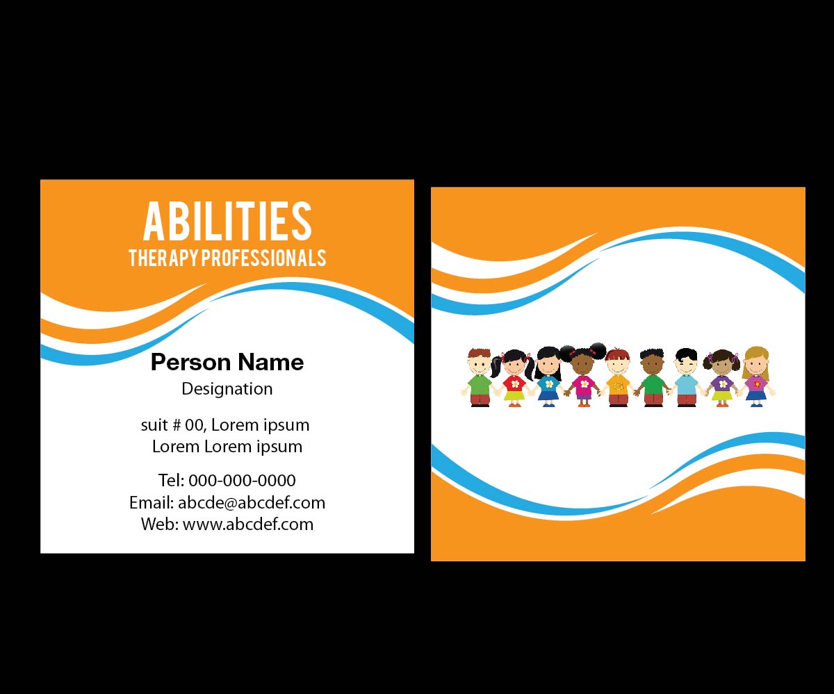 Business Card Design by joliau for Abilities Therapy Professionals | Design #13288069