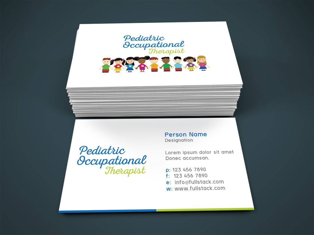 Occupational Therapy Business Cards Arts Arts