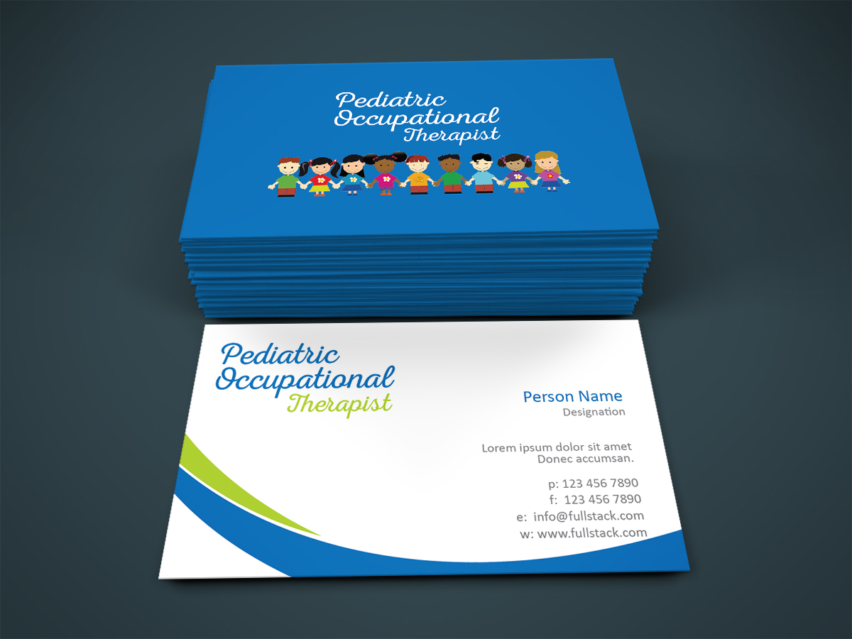 Occupational Therapy Business Cards Arts Arts