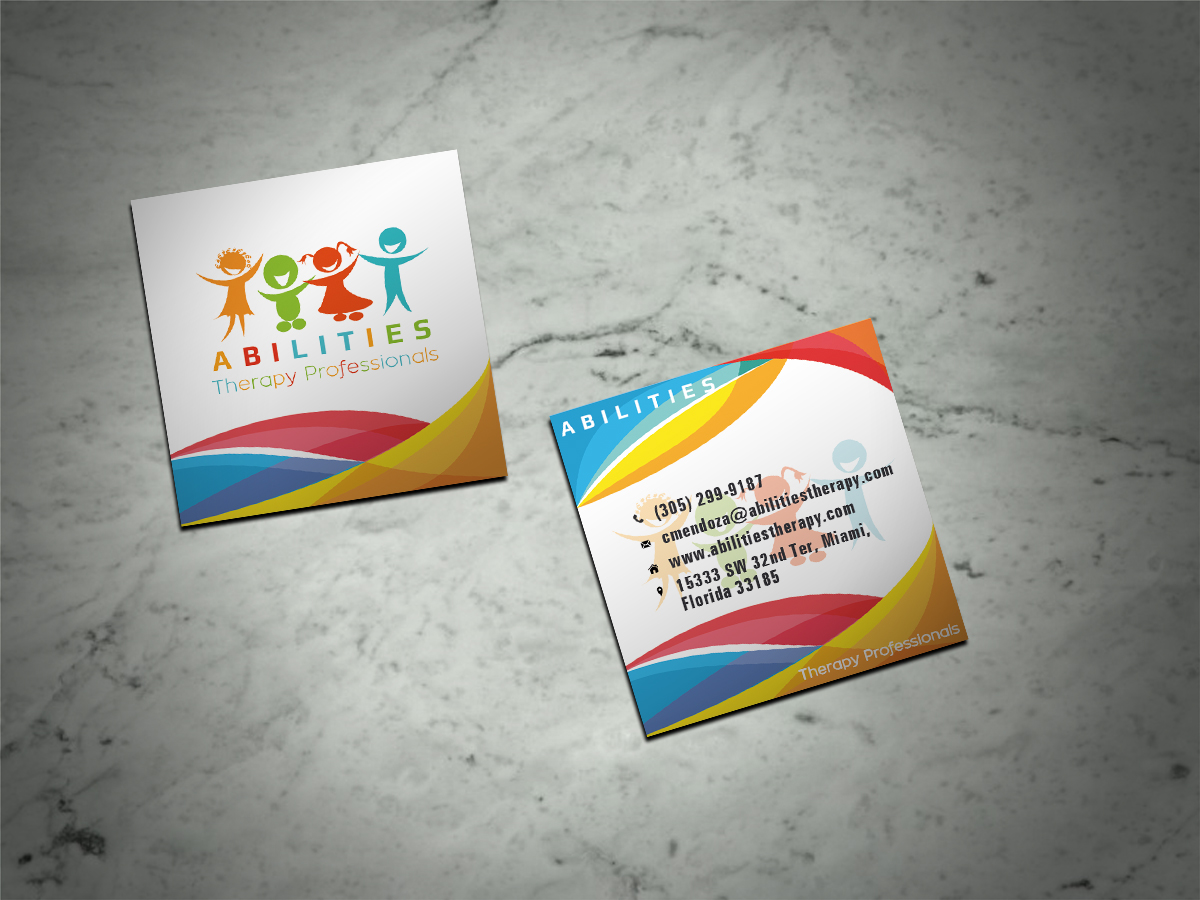 Business Card Design by Scorpius design for Abilities Therapy Professionals | Design #13314574