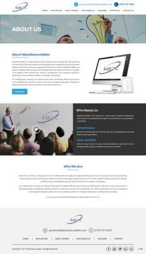Web Design by pb for this project | Design: #13458939