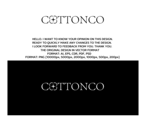 Logo Design by artsterdam for cottonco | Design: #13273463