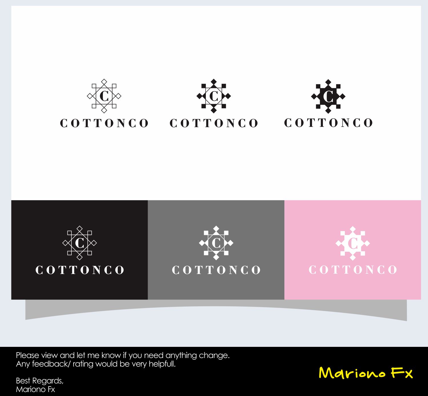 Logo Design by Mariono Fx for cottonco | Design #13266260