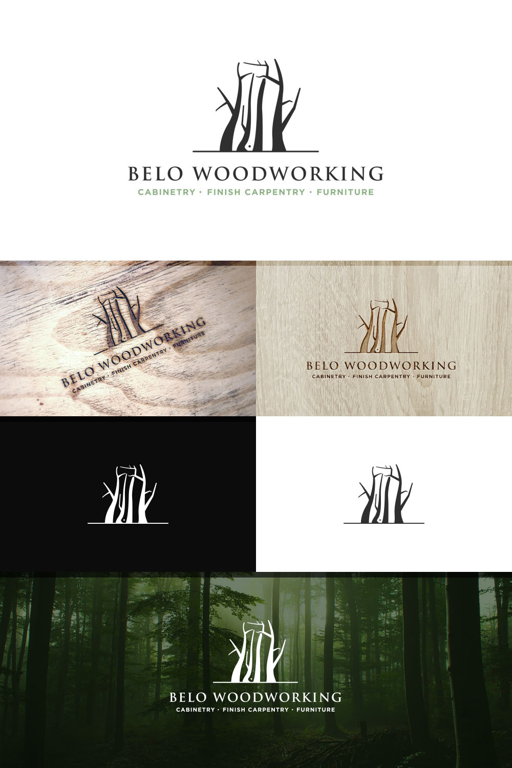 Logo Design by Grapismo Brand Studio for Belo Woodworking LLC | Design #13565478