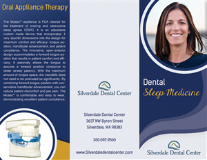 Dental Sleep Medicine Brochure | Brochure Design by Mediainfy