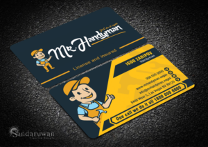 Handy man Company business card  | Business Card Design by Sandaruwan