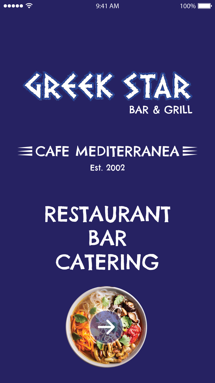 App Design by Impressive Sol for Greek Star Bar & Grill | Design #13286441