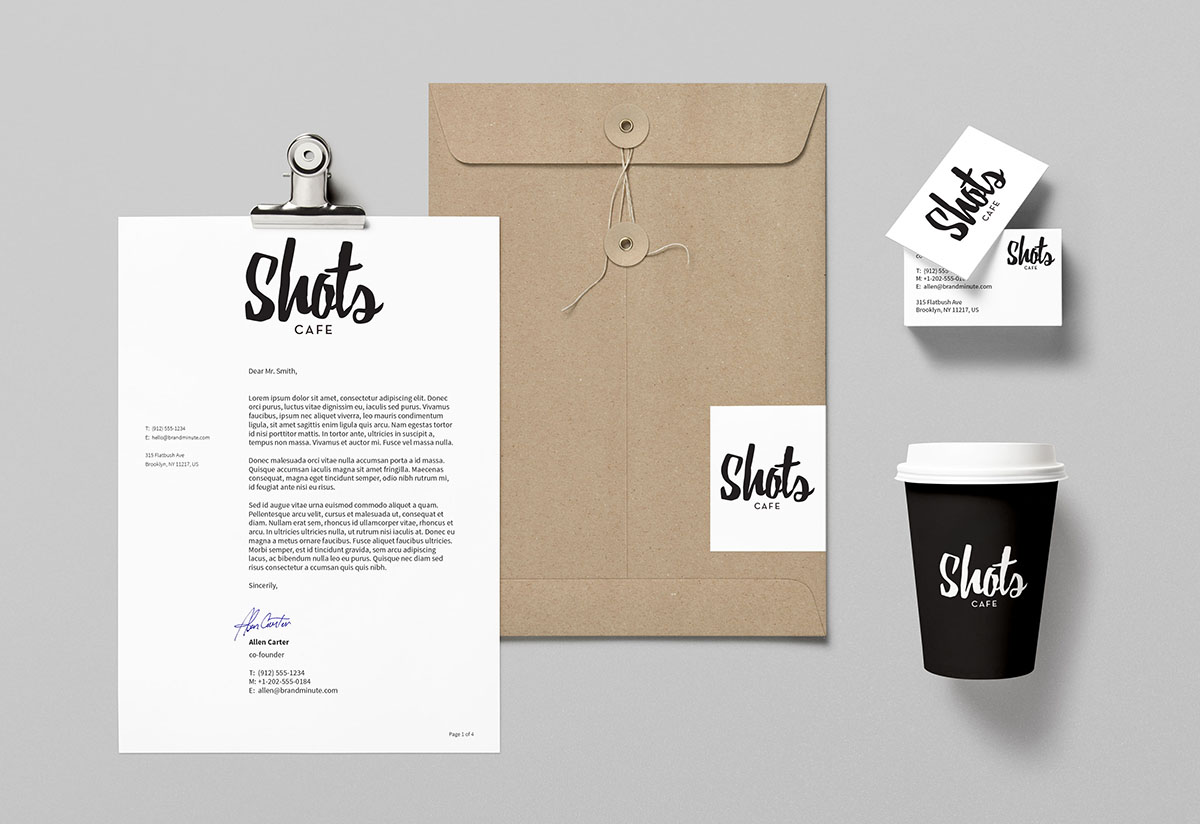 Logo Design by Fk_Design for shotscafe | Design #13356764