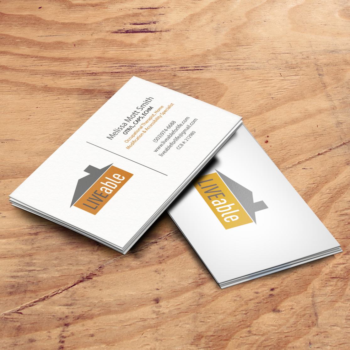 Visitenkarten-Design von Pixi Dust für LiveAble LLC | Design #13278689