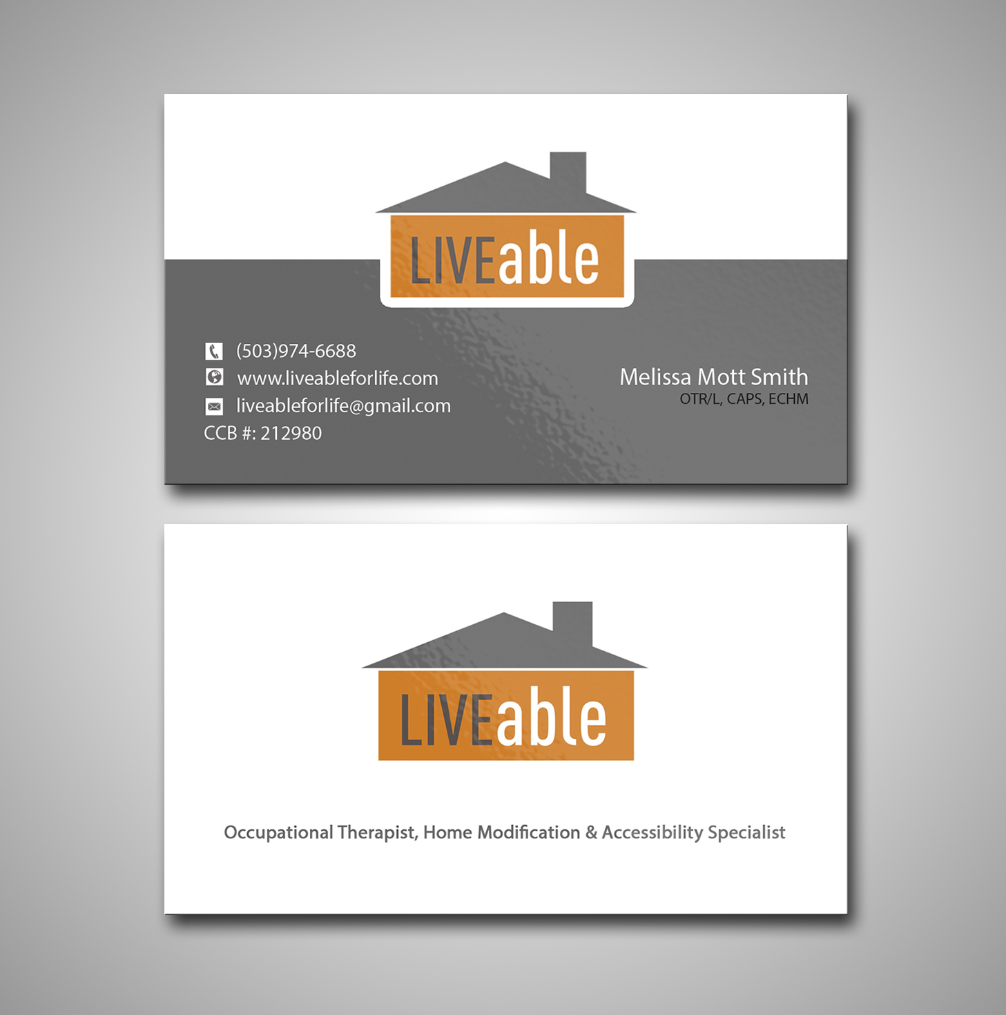 Visitenkarten-Design von Pixi Dust für LiveAble LLC | Design #13513663