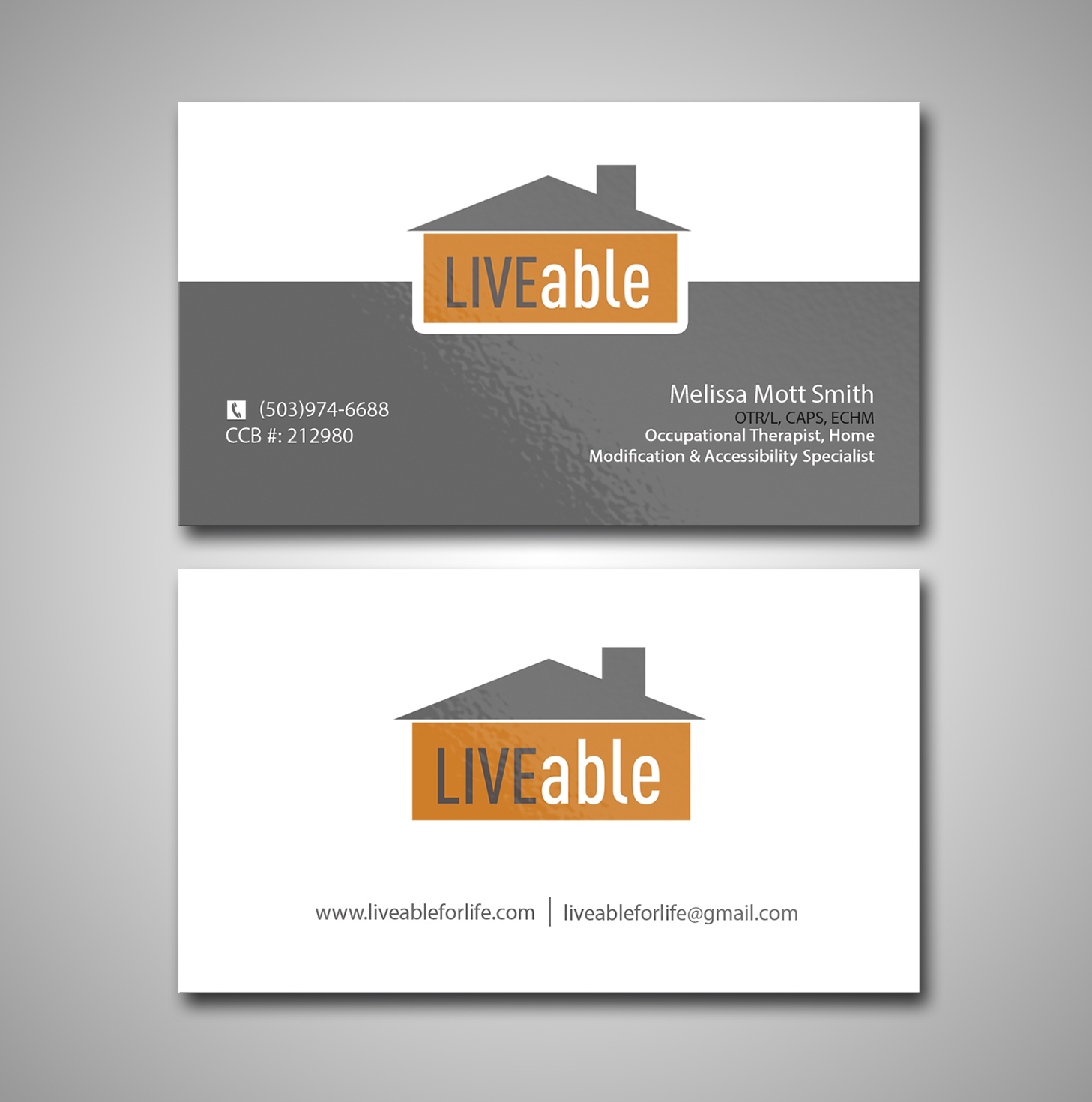 Visitenkarten-Design von Pixi Dust für LiveAble LLC | Design #13513664