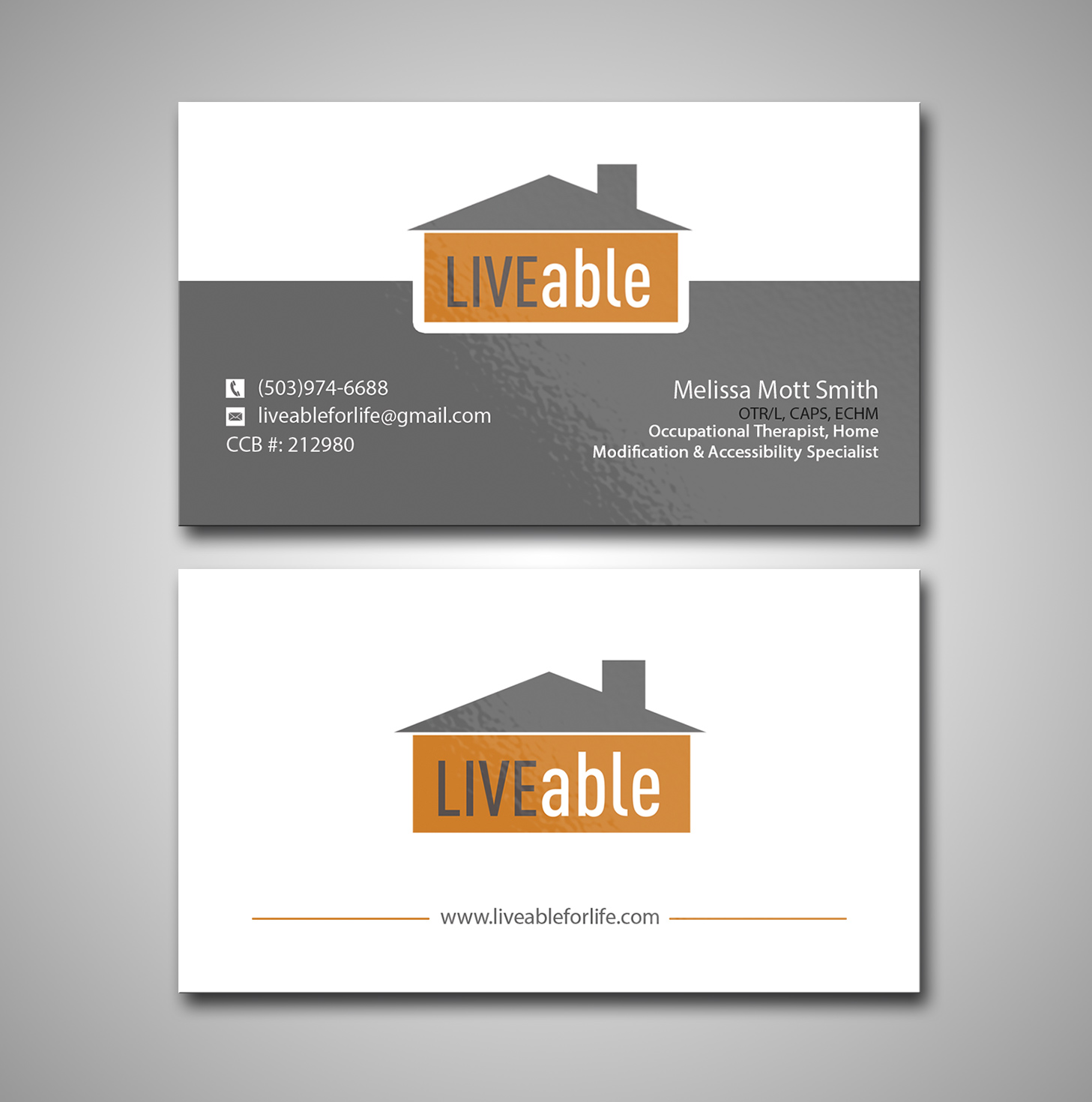 Visitenkarten-Design von Pixi Dust für LiveAble LLC | Design #13513666