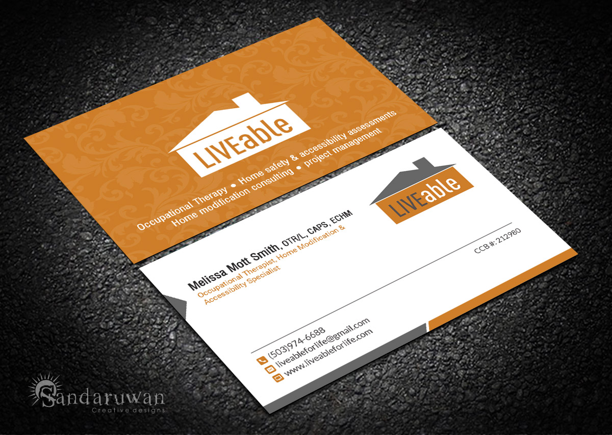 Business Card Design by Sandaruwan for LiveAble LLC | Design #13274600