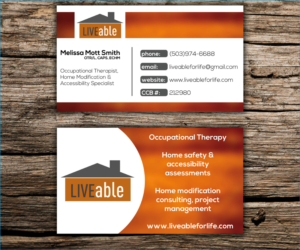 Visitenkarten-Design von Drumbi für LiveAble LLC | Design #13307109