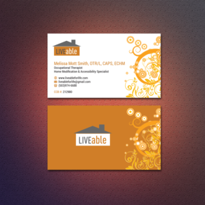 Business Card Design by Dezero for LiveAble LLC | Design: #13376049