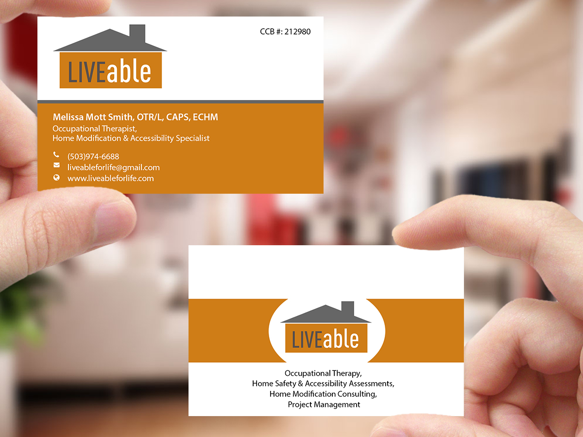 Business Card Design by Creations Box 2015 for LiveAble LLC | Design #13287140