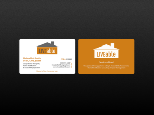 Business Card Design by Creations Box 2015 for LiveAble LLC | Design: #13287142